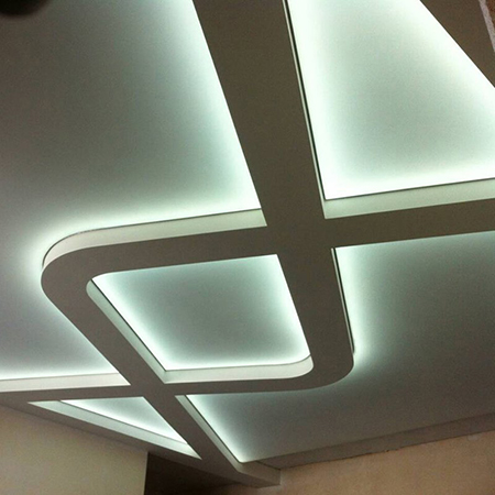 Стеля Напівпрозора с подсветкой фото
